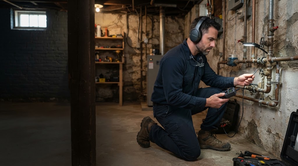 call leak detection Livingston NJ technician phone consultation